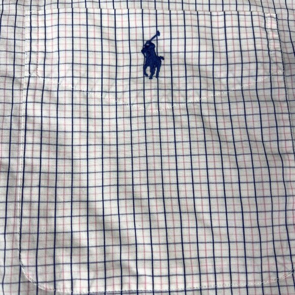 Ralph Lauren Mens Button‎ Up Shirt Size 16.5 34/35 Yarmouth Plaid Long Sleeve - Picture 5 of 11